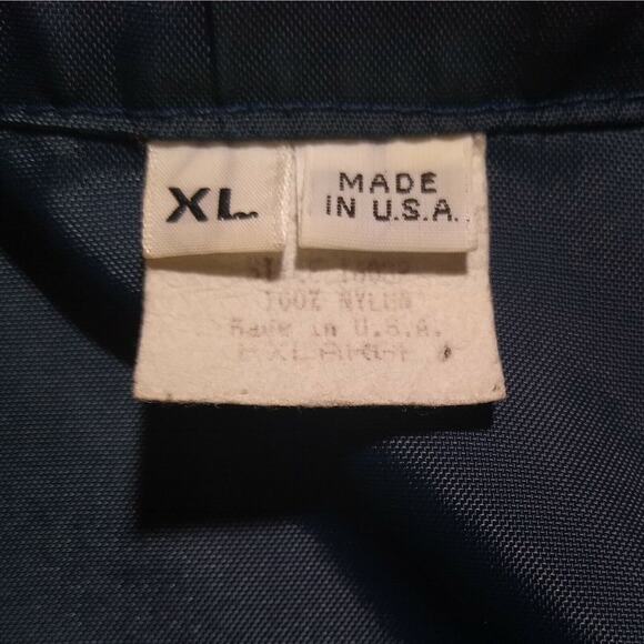 Vtg Air Force Sergeants Assoc. Nylon Windbreaker Lightweight Snap Up Men XL - Picture 3 of 6